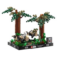 Lego Star Wars - Diorama de Urmarire cu Speederul pe Endor 75353 - 2