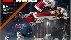 Lego Star Wars - Evadare pe motocicleta de viteza Barc 75378