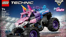 Lego Technic - Monster Jam Sparkle Smash cu motor cu arc 42220