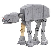Macheta de Asamblat Wood WorX - Star Wars - AT-AT Walker cu 90+ piese din lemn + vopsea, pensula si adeziv inclus - 1
