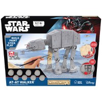 Macheta de Asamblat Wood WorX - Star Wars - AT-AT Walker cu 90+ piese din lemn + vopsea, pensula si adeziv inclus - 2