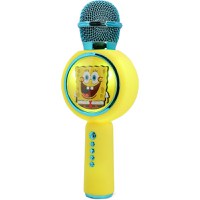 Microfon Karaoke Popsing LED Light Up Wireless OTL - SpongeBob - 3