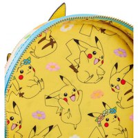 Mini Ghiozdan Pokemon by Loungefly - Sleeping Pikachu Floral Crown - 4
