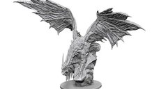 Miniatura Pathfinder Battles Deep Cuts - Dragon Argintiu Negru