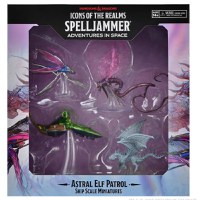 Miniaturi D&D Icons of the Realms Ship Scale - Astral Elf Patrol - 1