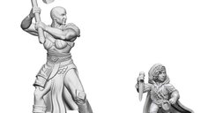Miniaturi Nepictate D&D Nolzur's Marvelous - Goliath Barbarian si Halfling Rogue