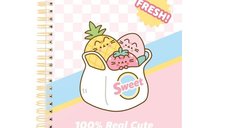 Notebook cu Sina A5 Pusheen Fruits Project