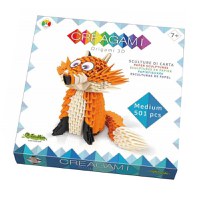 Origami 3D Creagami - Vulpe, 501 piese - 2