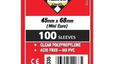 Pachet 100 Sleeve-uri Kaissa Mini Euro pentru Carti de Joc