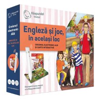 Pachet Raspundel Istetel, creion si carte Engleza si joc, in acelasi loc - 1