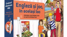 Pachet Raspundel Istetel, creion si carte Engleza si joc, in acelasi loc