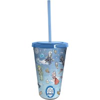 Pahar cu Pai Slime - 470ml - Graff Art - 1