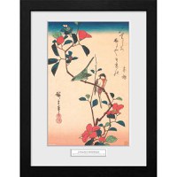 Poster cu Rama Hiroshige - Japanese White-eye and Ti (30x40) - 1