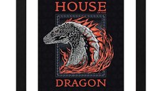 Poster cu Rama House of the Dragon - Red Dragon (30x40)