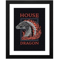 Poster cu Rama House of the Dragon - Red Dragon (30x40) - 1