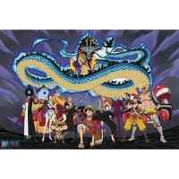 Poster Maxi One Piece - 91.5x61 - The Crew versus Kaido - 1