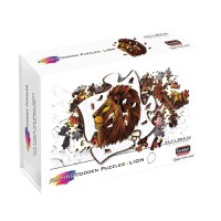 Puzzle din Lemn Multicolorat - Leu, 121 piese - 1