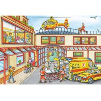 Puzzle LIN2151 - 3x24, Fire Brigade and Police - 3