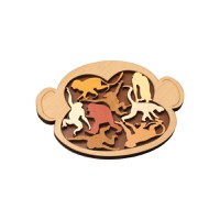 Puzzle Logic cu Animale Constantin's - Monkey Madness - 2