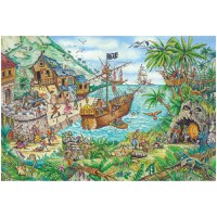 Puzzle PUZ100 Pirate Cove + Steag Pirat - 2