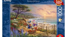 Puzzle PUZ1000 Thomas Kinkade - Disney - Donald si Daisy pe plaja, 1000 piese