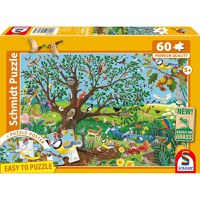 Puzzle PUZ60 - Animale in gradina - 1