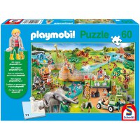 Puzzle PUZ60, Playmobil, Gradina Zoologica - 1
