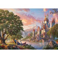 Puzzle Schmidt Thomas Kinkade - Disney - Lumea magica a lui Belle, 3000 piese - 2
