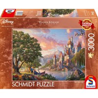 Puzzle Schmidt Thomas Kinkade - Disney - Lumea magica a lui Belle, 3000 piese - 1