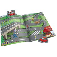 Raspundel Istetel Carte cu Autocolante Mijloace de Transport - 3