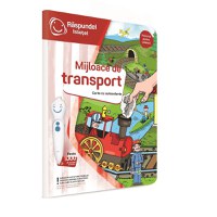 Raspundel Istetel Carte cu Autocolante Mijloace de Transport - 1
