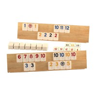 Remi Clasic, tabla lemn, cutie metal - 2