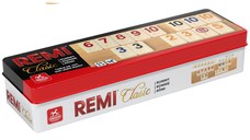 Remi Clasic, tabla lemn, cutie metal