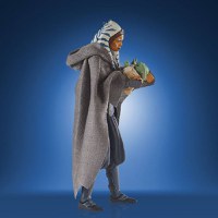 Set 2 Figurine Articulate Star Wars Vintage 3-3/4in Mando Ashoka & Grogu - 3