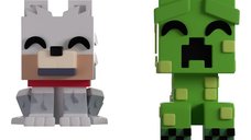 Set 2 Figurine Minecraft - Lup si Creeper Monitor Buddiez