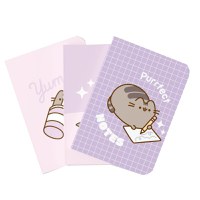 Set 3 Notebooks A5 Pusheen Moments - 1