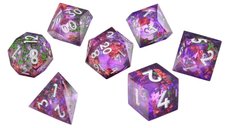 Set 7 zaruri CritStones Liquid Core - Visul Herbalistului