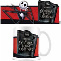Set Cadou Cana, Coaster si Breloc Nightmare Before Christmas (Jack & Sally) - 2