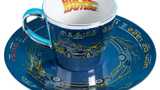 Set Ceasca si Farfurie Mirror Back to the Future - DeLorean