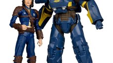 Set Figurine Articulate Fallout 4 - T-60 Vault Tec si Sole Survivor 18 cm