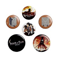 Set Insigne Attack On Titan - Characters - 1