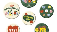 Set Insigne BT21 - Green Planet