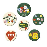 Set Insigne BT21 - Green Planet - 1