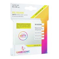 Sleeve-uri Gamegenic Big Square - Matte Clear (50 Bucati) - 1