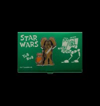 Suport de cărți de vizită - Star Wars Saga - Chewbacca & Ewok - 1