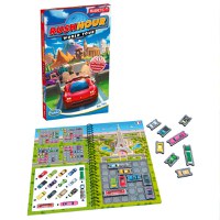 Thinkfun - Rush Hour World Tour, joc de logica magnetic, lb romana - 2