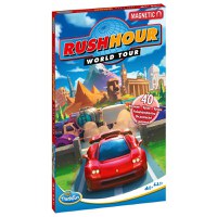 Thinkfun - Rush Hour World Tour, joc de logica magnetic, lb romana - 1