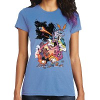 Tricou Dama FCBD 2021 Comm Artist Young Albastru - S - 1