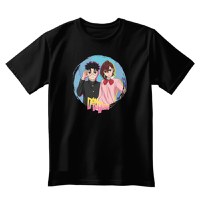 Tricou Dan Da Dan - Black - Momo & Okarun - L - 1