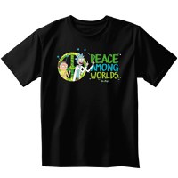 Tricou Rick and Morty - Unisex Black - Peace Among Worlds - M - 1